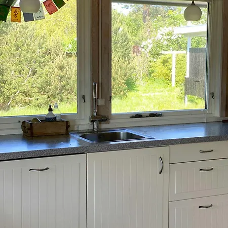 With Wild Garden Near The Sea